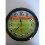 Ficha técnica e caractérísticas do produto Relógio De Parede 3d Jogo De Futebol Campo Bola