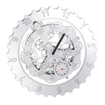 Ficha técnica e caractérísticas do produto Relógio De Parede Da Engrenagem Do Metal Do Vintage Grande Relógio Decorativo Redondo Decoração Para Casa