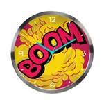 Ficha técnica e caractérísticas do produto Relógio de Parede de Metal - Dc Comics - Boom - Colorido - 30,5X3,8Cm - Metrópole
