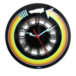 Ficha técnica e caractérísticas do produto Relógio de Parede de Volta para o Futuro - Preto