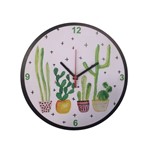 Relógio de Parede Decoração Cactus - Mais Az Desing