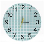 Relógio de Parede Decorativo 25x25 Números Grandes Moderno - Tocdecor