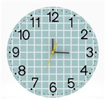 Ficha técnica e caractérísticas do produto Relógio de Parede Decorativo 25X25 Números Grandes Moderno