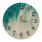 Ficha técnica e caractérísticas do produto Relógio de Parede Decorativo Abstrato 25X25 Números Grandes