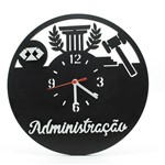 Ficha técnica e caractérísticas do produto Relógio de Parede Decorativo - Administração 3D - Wvm