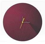 Ficha técnica e caractérísticas do produto Relógio de Parede Decorativo Analógico Pilha Moderno