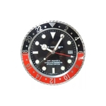 Ficha técnica e caractérísticas do produto Relógio De Parede Decorativo Calendário Gmt Master Explorer - GMT Master II Preto/Vermelho