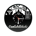 Ficha técnica e caractérísticas do produto Relógio de Parede Decorativo - Contabilidade - Wvm