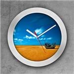 Ficha técnica e caractérísticas do produto Relógio de Parede Decorativo, Criativo e Descolado | Barco no Deserto