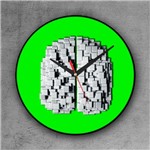 Ficha técnica e caractérísticas do produto Relógio de Parede Decorativo, Criativo e Descolado Cérebro de Pastilhas - Colours Creative Photo Decor