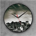 Ficha técnica e caractérísticas do produto Relógio de Parede Decorativo, Criativo e Descolado | Favela do Cantagalo no Rio de Janeiro, Rj