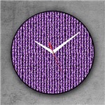 Ficha técnica e caractérísticas do produto Relógio de Parede Decorativo, Criativo e Descolado | Montagem de Tijolos
