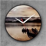 Ficha técnica e caractérísticas do produto Relógio de Parede Decorativo, Criativo e Descolado | Pier em Angra dos Reis, Rj
