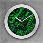 Ficha técnica e caractérísticas do produto Relógio de Parede Decorativo, Criativo e Descolado | Placa Chip de Computador