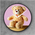 Ficha técnica e caractérísticas do produto Relógio de Parede Decorativo, Criativo e Descolado Urso de Pelúcia Ted - Colours Creative Photo Decor