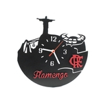 Relógio De Parede Decorativo 3D - Flamengo Rubro-Negro