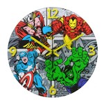 Relógio de Parede Decorativo - Disney - Marvel - Comics - Mabruk