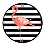 Ficha técnica e caractérísticas do produto Relogio de Parede Decorativo - Flamingo