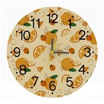 Ficha técnica e caractérísticas do produto Relógio de Parede Decorativo Frutas Laranja 25x25 Moderno - Tocdecor