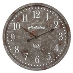 Ficha técnica e caractérísticas do produto Relógio de Parede Decorativo Incasa LA0035 em Metal – Cinza