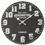 Ficha técnica e caractérísticas do produto Relógio de Parede Decorativo Kensington Station BTC - 34 Cm