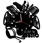 Ficha técnica e caractérísticas do produto Relógio de Parede Decorativo Life Is Music - Preto