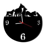 Ficha técnica e caractérísticas do produto Relógio de Parede Decorativo - Modelo Dogs - me Criative