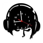 Ficha técnica e caractérísticas do produto Relógio de Parede Decorativo - Modelo Fone de Ouvido - me Criative