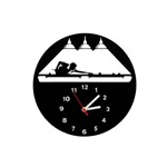 Ficha técnica e caractérísticas do produto Relógio de Parede Decorativo - Modelo Jogador de Bilhar