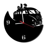 Ficha técnica e caractérísticas do produto Relógio de Parede Decorativo - Modelo Kombi Paz e Amor