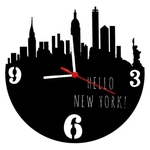 Ficha técnica e caractérísticas do produto Relógio de Parede Decorativo Modelo New York World ME Criative