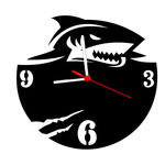 Ficha técnica e caractérísticas do produto Relógio de parede decorativo - Modelo Tubarão - ME Criative