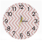 Ficha técnica e caractérísticas do produto Relógio de Parede Decorativo Moderno 25X25 Abstrato Sala - Tocdecor