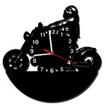 Ficha técnica e caractérísticas do produto Relógio de Parede Decorativo Motocicleta