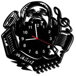 Ficha técnica e caractérísticas do produto Relógio de Parede Decorativo Music