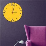 Relógio de Parede Decorativo Premium Números Vazados Ágata - Prego e Martelo