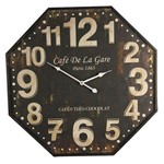 Ficha técnica e caractérísticas do produto Relógio de Parede Decorativo "café de La Gare" - 60 Cm