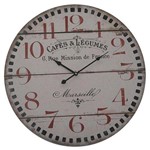 Ficha técnica e caractérísticas do produto Relógio de Parede Decorativo "cafés Légumes" - 58 Cm