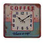 Ficha técnica e caractérísticas do produto Relógio de Parede Decorativo "coffee - Have a Cup" - 40 Cm