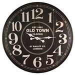 Ficha técnica e caractérísticas do produto Relógio de Parede Decorativo "old Town" - 80 Cm