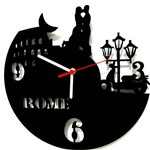Ficha técnica e caractérísticas do produto Relógio de Parede Decorativo Roma