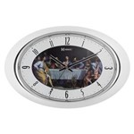 Ficha técnica e caractérísticas do produto Relógio de Parede Decorativo Santa Ceia Herweg 6354-21