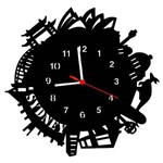 Ficha técnica e caractérísticas do produto Relógio de Parede Decorativo Sydney com 28 Cm