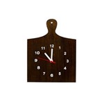 Ficha técnica e caractérísticas do produto Relógio de Parede Decorativo Tábua de Corte Modelo 2