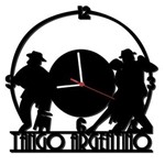 Ficha técnica e caractérísticas do produto Relógio de Parede Decorativo Tango - Preto
