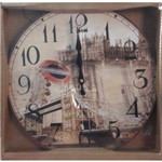 Ficha técnica e caractérísticas do produto Relógio de Parede Decorativo Underground Big Ben