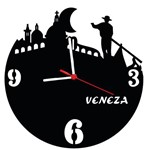 Ficha técnica e caractérísticas do produto Relógio de Parede Decorativo Veneza