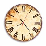 Relógio de Parede Decorativo Vintage Números Romanos 35cm - Prego e Martelo
