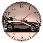 Ficha técnica e caractérísticas do produto Relógio de Parede Delorean de Volta para o Futuro Filme