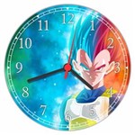 Ficha técnica e caractérísticas do produto Relógio de Parede Desenho Dragon Ball Vegeta Anime